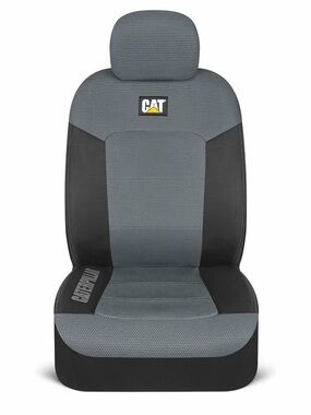 Mesh Flex Caterpillar Car Truck Seat Covers for Front Seats Set Gray. Open box